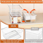 Large Freezer Organizer Bins for 5 to 9 Cu.Ft,3Pack , Leak-Proof Bottom - Image 2