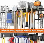 Housolution Garage Wall Organizer 64 Inch - 18Pack Carries 570 lbs - Image 5
