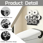 Wildflower Toilet Paper Holder Wall Mount/Stand for Extra 8 Rolls - Image 3