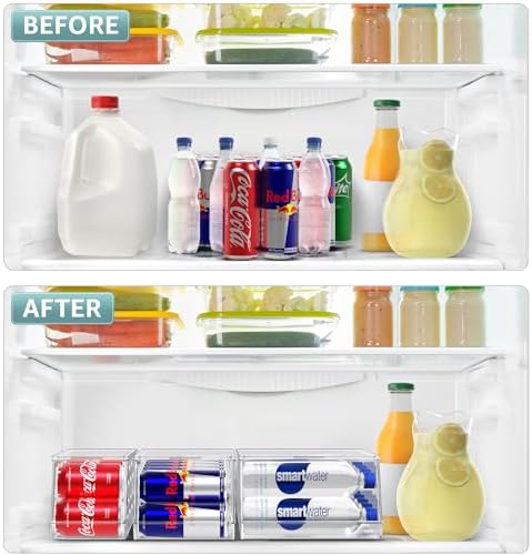 Sorbus Soda Can Organizer, Standard, Slim Cans & Water Bottles (3 Sizes) - Image 3