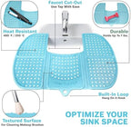 Sink Topper Bathroom Sink Cover for Counter Space, Large Blue - Image 5