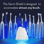 TAO Clean Germ Shield UV Toothbrush Sanitizer – Universal Cleaning Station that Accommodates all Manual and Electric Toothbrushes, Travel Friendly, Kills 99.9% of Germs - Image 3