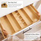 KitchenEdge Utensil & Junk Drawer Organizer, 16-28 in, Bamboo - Image 6