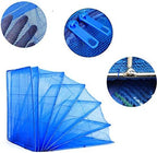 Hwayslon Hanging Drying Net Foldable Drying Rack Net Dryer 19.7"x19.7"x37.4" 6 Layer Folding Fish Mesh Collapsible Dry Net with Zippers for Fish Vegetables Drying Seeds Fruit Herb - Image 4