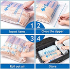 Vacuum Storage Bags, Space Saver Vacuum Seal Storage Bags 35-Pack Sealer Bags for Clothes, Clothing, Bedding, Comforter, Blanket (35C) - Image 3