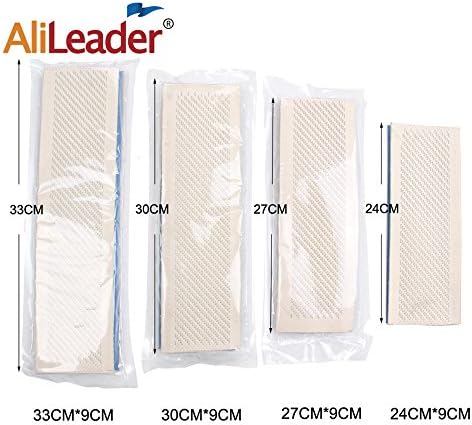 Alileader Hair Holder Drawing Mat For Bulk Hair Extension Professional Hackle Styling Tools Making Lace Wig Tools Drawing Card With Needles 24cm x 9cm - Image 5