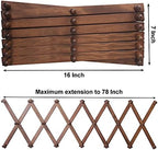 SKOLOO Hat Rack for Wall with 20 Hooks, Solid Wooden, Modern, Expandable Coat Rack Wall Mount for Coats, Hats, Bags, Baseball Caps, Walnut Color - Image 5