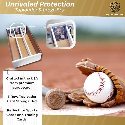 Max Protection 3-Row Super Shoe Storage Box - 3000 Card Count - 1-Pack - Image 4