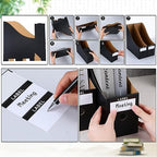 Geyee 50 Pcs Cardboard Magazine Holder Magazine File Holder, Black - Image 3