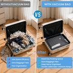 KXB Vacuum Storage Bags for Travel with Rechargeable Wireless Pump - Image 5