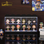 Wall-Mounted Black Acrylic Display Case with White LED Light, 12-Grid Clear Showcase Shelf, No-Assembly Dustproof Organizer for Mini Figures, Collectibles - Image 6