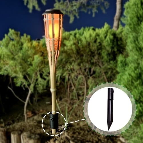 Metal Bamboo Stakes, Flag Pole Holder for Ground Spike, 4-Pack - Image 7