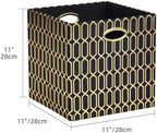 Posprica 11x11x11 Foldable Fabric Storage Cube Organizer Bins Cubby Baskets - Image 2