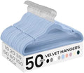 SONGMICS Velvet Hangers 50 Pack, Non-Slip Clothes Hangers, Space-Saving by SONGMICSbySONGMICSHOME