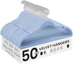 SONGMICS Velvet Hangers 50 Pack, Non-Slip Clothes Hangers, Space-Saving by SONGMICSbySONGMICSHOME