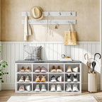 HOOBRO Shoe Storage Bench with Cushion, 39.4" L Entryway Bench - Image 2