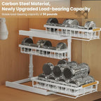 Under Sink Organizer and Storage 1 Pack 3 Tier Kitchen Bathroom Organizers - Image 5