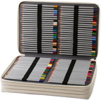 384 Slots Pencil Case, 4-Layer Organizer with Shoulder Strap - Image 2