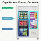 iSPECLE Freezer Organizer Bins - Stackable for 3.5 Cu.ft Freezer, 3 Pack - Image 4