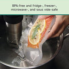 FoodSaver Precut Vacuum Sealer Bags for Airtight Food Storage and Sous Vide Cooking, BPA-Free, 1 Quart, 44 Count - Image 5