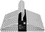 Clothes Hangers 60 Pack – Space Saving Fabric & Metal Hangers, Non-Slip Pant & Coat Hangers, Room Essentials, Closet, Durable Wardrobe Storage for Shirts, Suits & Pants – Grey/White - Image 7