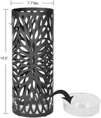 SONGMICS Umbrella Stand, Steel Round, Detachable Drip Tray, 4 Hooks - Image 5