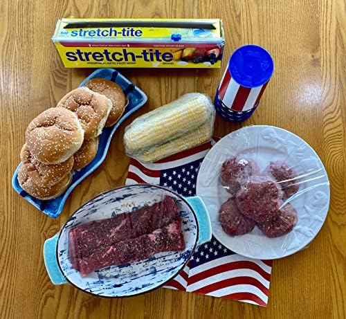 Stretch-Tite Premium Plastic Food Wrap, 500 Sq. Ft., 516.12-Ft. x 11.5/8-Inch (Pack of 12) - Image 4