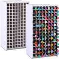 Sunnychicc 2 Pack Marker Storage Organizer, 240 Slots Total Art Supply Holder for Desk, Marker Rack with Removable Dividers for Colored Pencils & Paint Brushes (13 x 6.6 x 5.3 Inch) by Sunnychicc