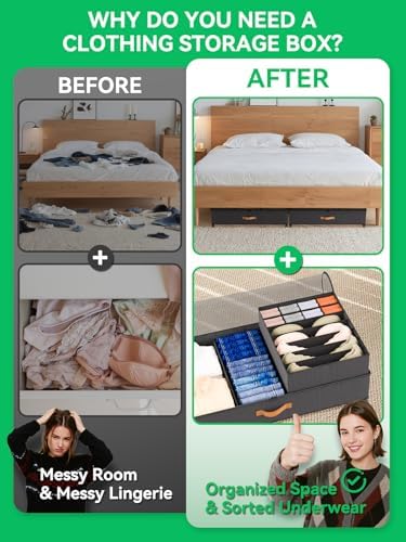 Under Bed Storage with Wheels, Under the Bed Storage Containers Lids - Image 5