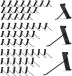 HUHOLE 60 Pack Black Gridwall Hooks, 2", 4", 6" Inch Display Hangers by HUHOLE