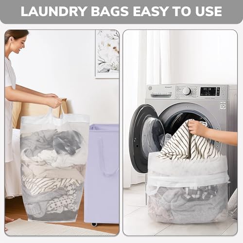Goodpcik 2-Pack Rolling Laundry Hamper with Wheels, Hamper for Dorm, 75L - Image 5