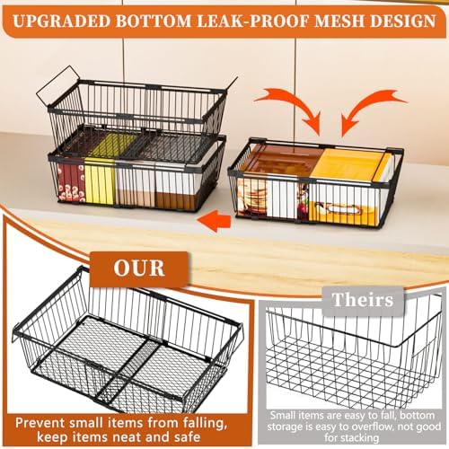 Large Freezer Organizer Bins for 10 to 20 Cu.Ft,Leak-Proof Bottom,3 Pack - Image 2