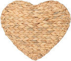 Boston International Heart-Shaped Water Hyacinth Baskets — Decorative Storage Trays — Set for Tabletop or Entryway Display, 2 Sizes, Hearts - Image 4