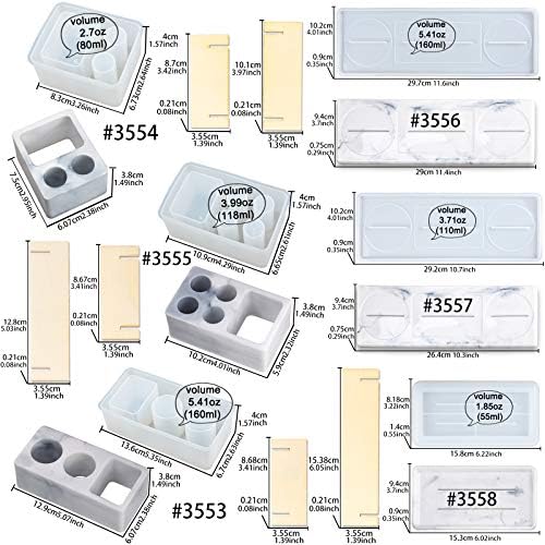 Toothbrush Holder Epoxy Resin Silicone Molds Set 6-Count - Image 2