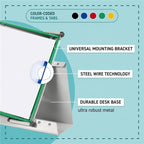Tarifold Desktop Reference Display System, 30 Pockets, Expandable, Green - Image 3