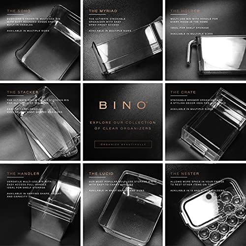 BINO | Stackable Storage Drawers, Large - Clear | THE CRATE COLLECTION | Storage Bins With Drawers | Bathroom Organizers | Under Sink Organizer | Vanity Cabinet Home Organization - Image 5