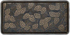 HF by LT Pine Cone Rubber Boot Tray, 32 x 16 inches, One-Piece Seamless Construction, Durable Vulcanized Rubber, Year Round Use Indoors or Outdoors, Copper by HFbyLT