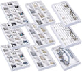 Frebeauty Jewelry Trays for Drawer,Set of 9 Jewelry Organizer and Storage by Frebeauty