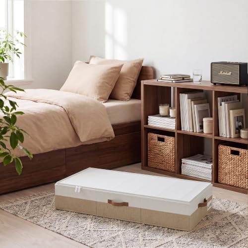 StorageWorks 7 Inch Low Profile Under Bed Clothes Storage Bins with Lids - Image 5