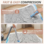 8 XXL Jumbo Vacuum Storage Bags for Bedding, Space Saver with Hand Pump - Image 5