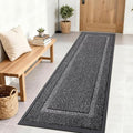 OLANLY Front Door Mat Outside 71x23, All-Season Heavy-Duty Rubber Doormat by OLANLY