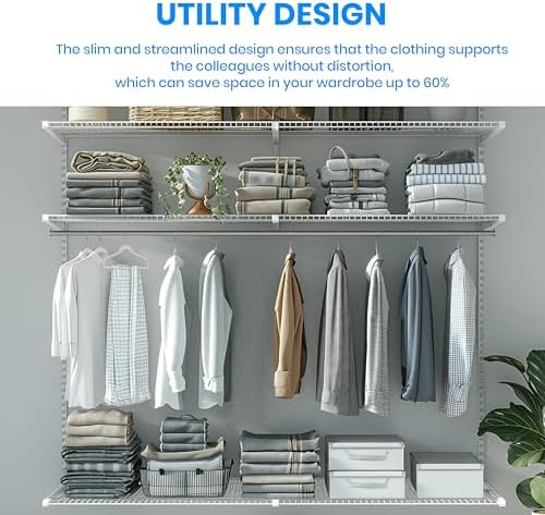 YSSOA Velvet Hangers 60 Pack, Non-Slip Clothes Hangers with Shoulder Notches, 360° Swivel Hooks, Heavy Duty Standard Hangers for Closet Space Saving, White - Image 5