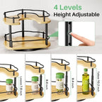 SNTD Spice Organization for Cabinet, Lazy Susan Spice Rack, 10 in - Image 4
