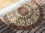 CHICHIC Entrance Door Mat Large 18 x 30 Inch Entry Way Doormat Front Door Rugs Outdoors Heavy Duty Welcome Mat Non Slip Rubber Back Low Profile for Garage, Patio, High Traffic Area, Semicircle - Image 2