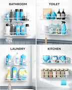 Nieifi Shower Caddy Adhesive, Shower Shelves, Shampoo Holder for Bathroom - Image 6