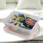 14 Quart Plastic Storage Boxes with Pink Lids, 2 Packs - Image 5