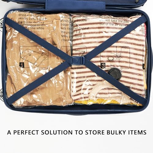Vacuum Storage Bags, Compression Packing Space Saver Seal Bags for Clothing Bedding Comforters Blankets Pillows, 8 X-Jumbo - Image 6