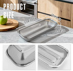 12 Pack Drawer Organizer, Stackable Draining Cutlery Tray - Image 2