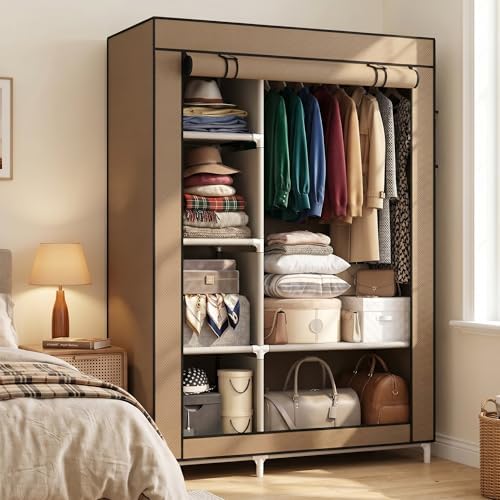 Calmootey Portable Closet Organizer, Space-Saving Storage System for Home - Image 2