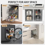 Pull Out Cabinet Organizer,11¼'' Slide Out Kitchen Organizers and Storage - Image 6